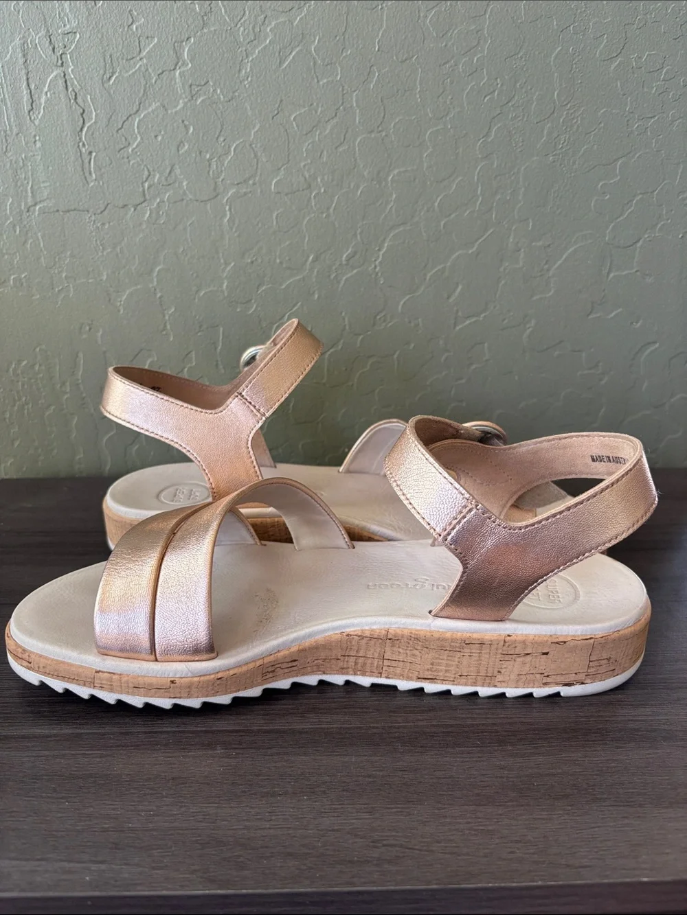 Paul Green Teegan Rosato Nappa Metallic Sandal Size 10 (UK 7.5)